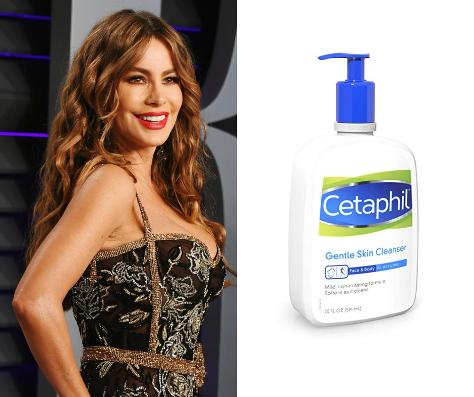 Sofia Vergara — Cetaphil Gentle Skin Cleanser