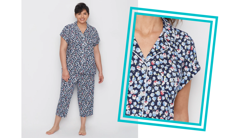 13 Best Plus Size Pajamas For Cozy Nights And Better Sleep A softly structured stand collar frames your face, adding dramatic polish to a. 13 best plus size pajamas for cozy