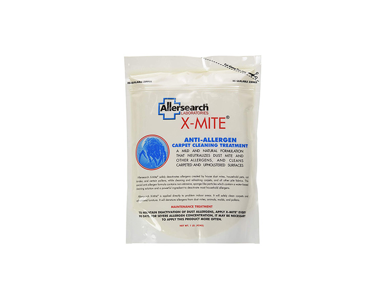 Best Carpet Cleaner for Allergies — X-Mite Anti-Allergen Moist Powder
