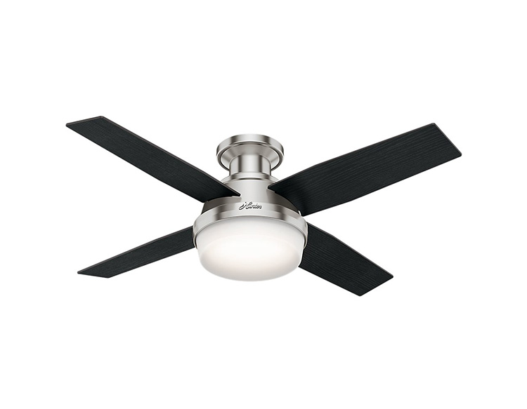 Best Ceiling Fan for Low Ceilings — Harbor Breeze Brushed Nickel