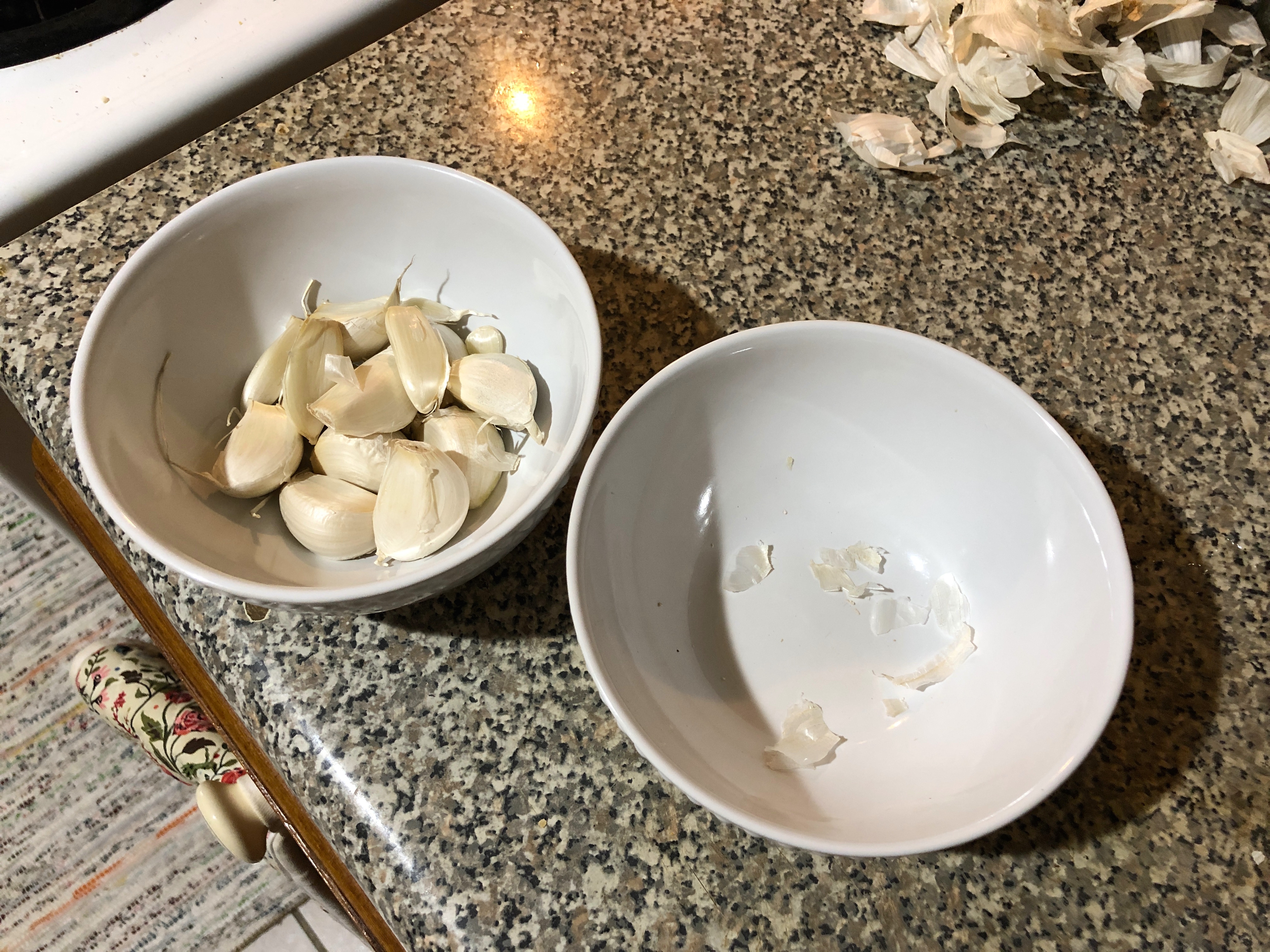 garlic peeling trick