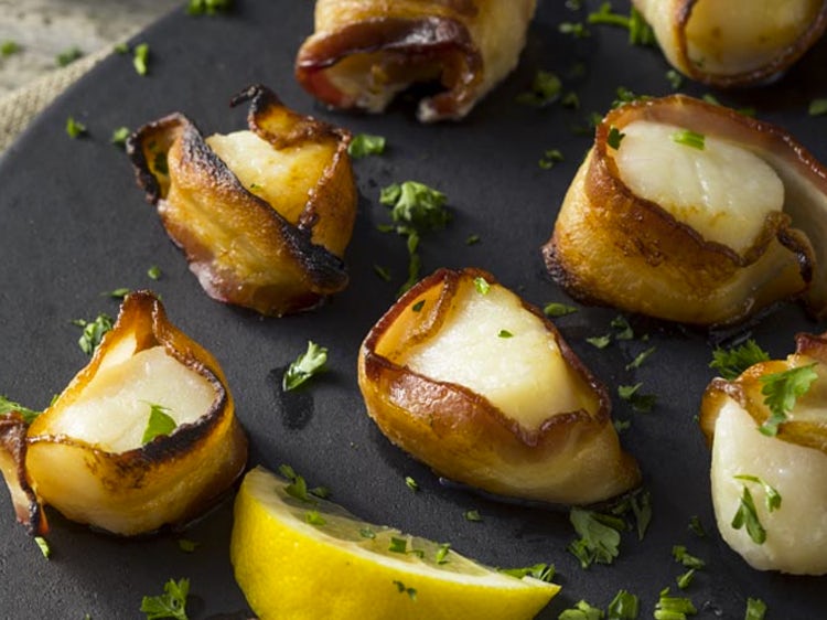 Prosciutto Wrapped Scallops