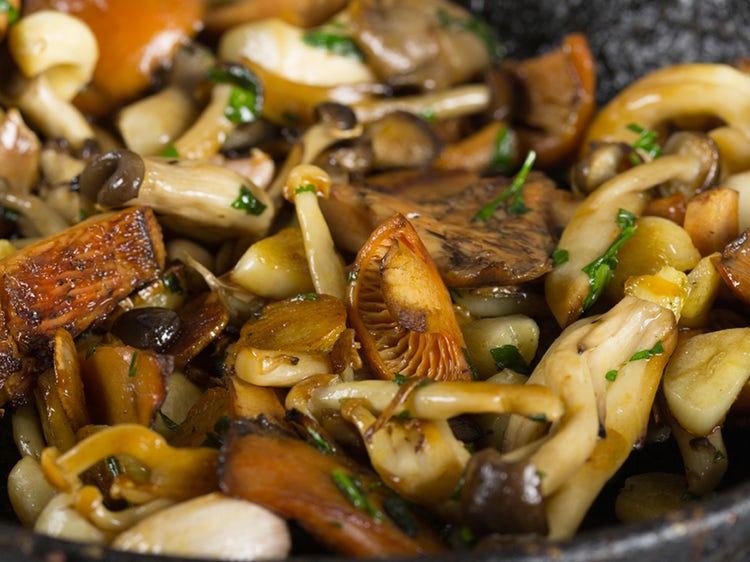 Sauteed Garlic Mushrooms