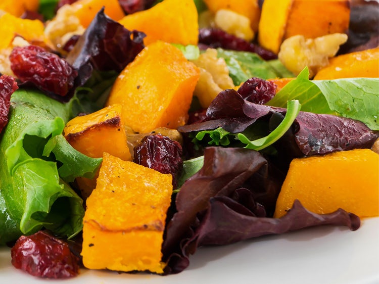 Butternut Squash And Cranberry Salad