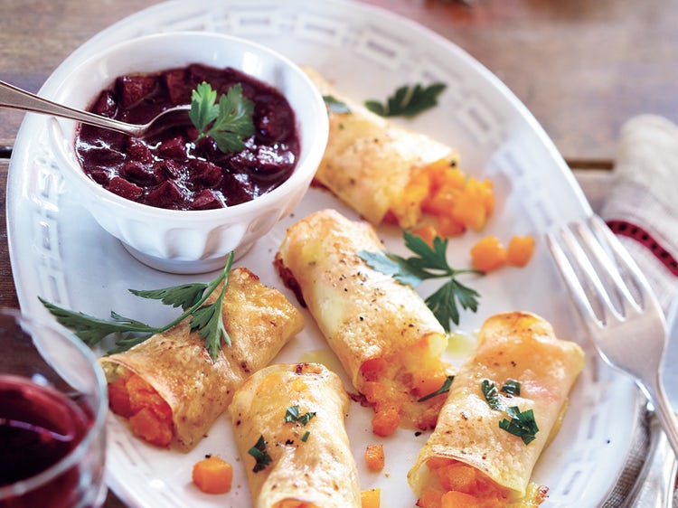 Cheesy Butternut Squash Rolls