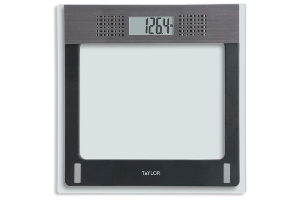 Taylor Electronic Glass Talking Bathroom Scale