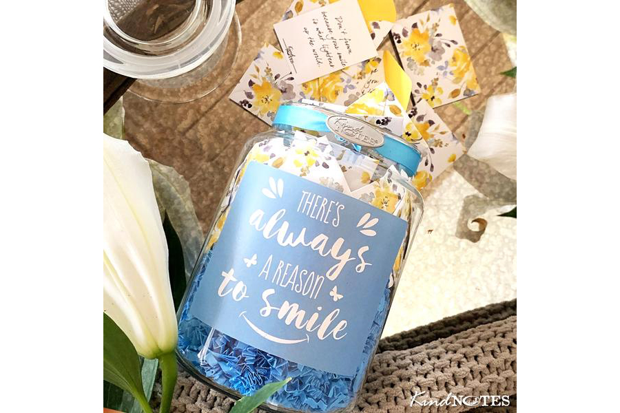 Reasons to smile jar