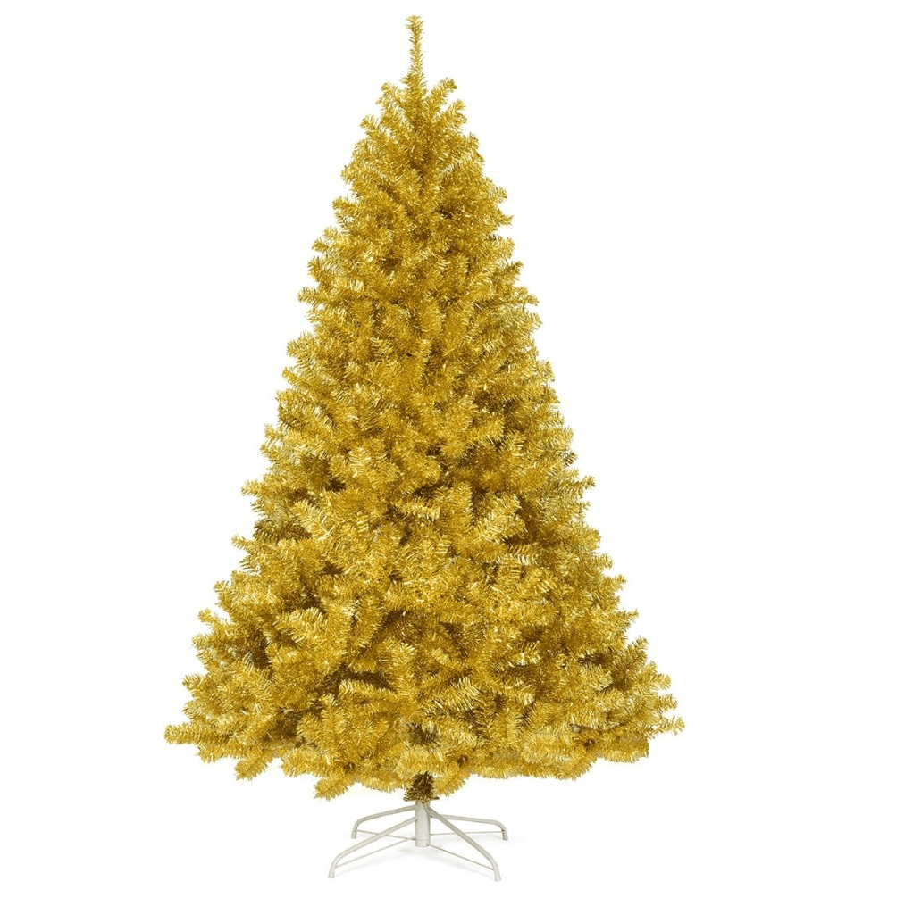 Goplus 7.5FT Artificial Christmas Tree, 1258 Branch Tips