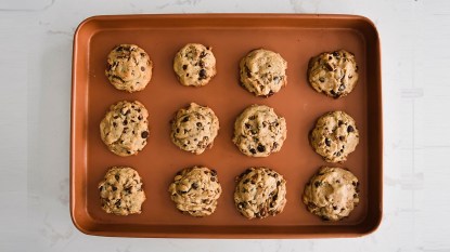 cookies on a cookie sheet