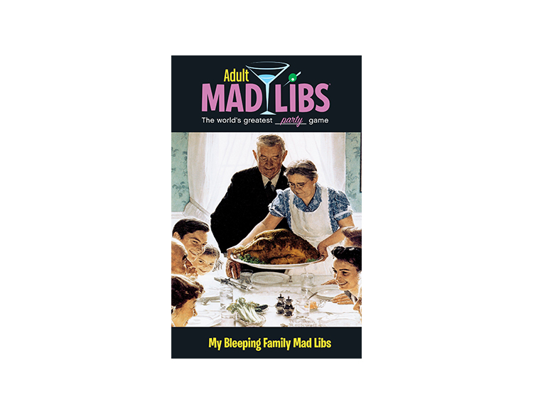 14. Best White Elephant Gift Under $5 — My Bleeping Family Mad Libs Book