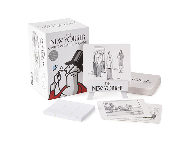 2. Best Funny White Elephant Gift Idea — New Yorker Caption Card Game