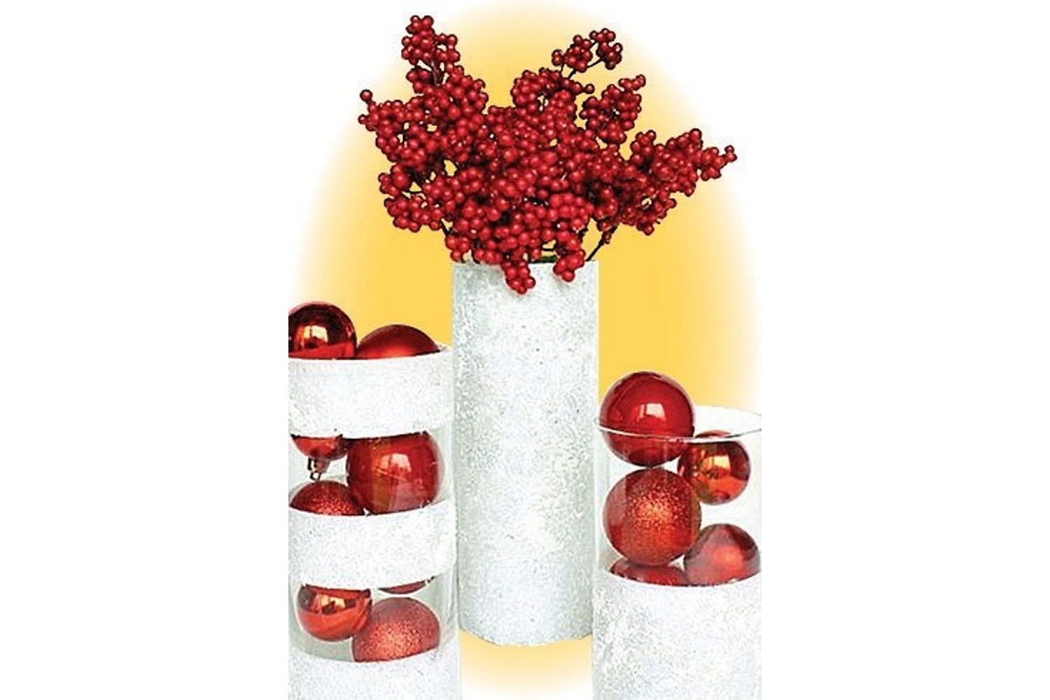Frosted Vases