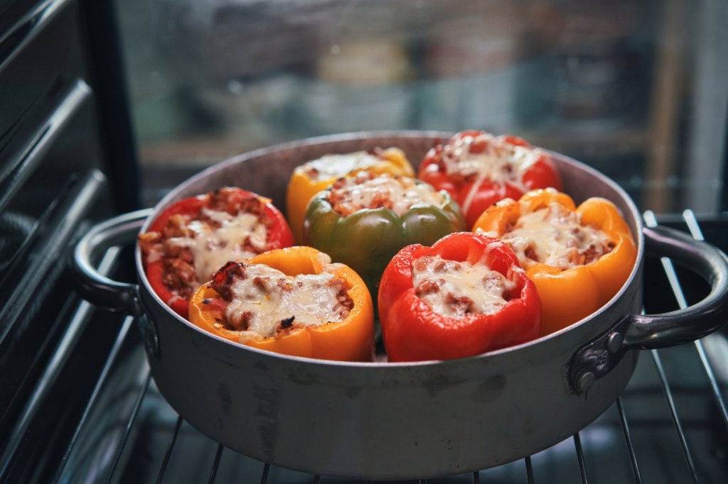 keto and intermittent fasting stuffed peppers