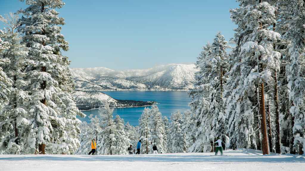 skiing in lake tahoe