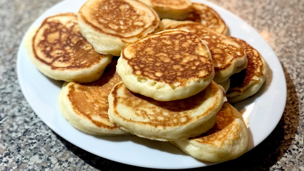 Pancakes on a plate