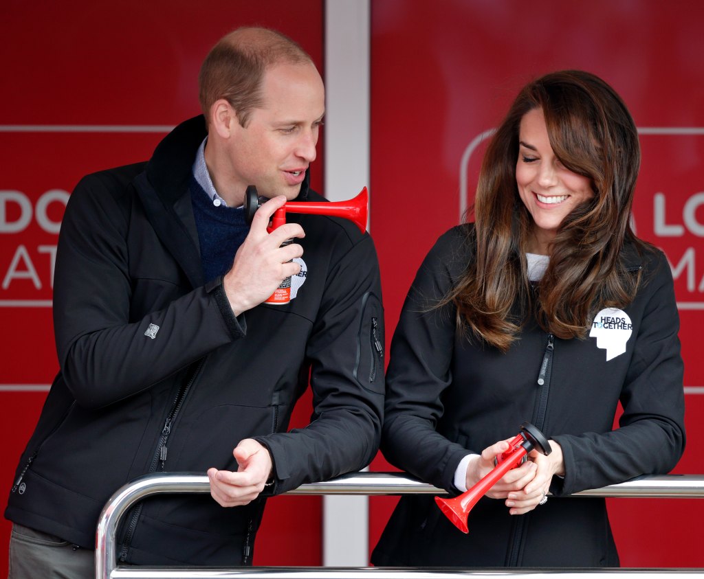 The Duke &amp; Duchess Of Cambridge And Prince Harry Attend The Virgin Money London Marathon
