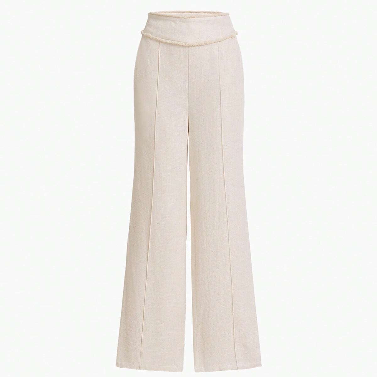 MOTF Premium Linen pants in cream.