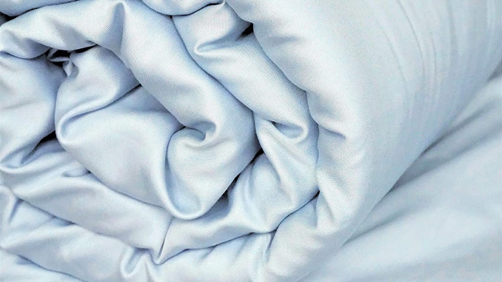 This Cooling Weighted Blanket Calms You Down and Chills You Out