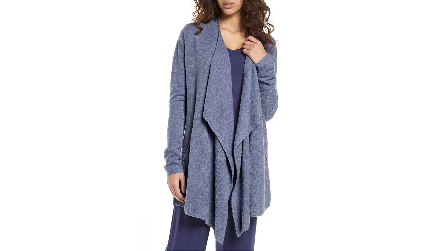 Lightweight Denim Cardigan