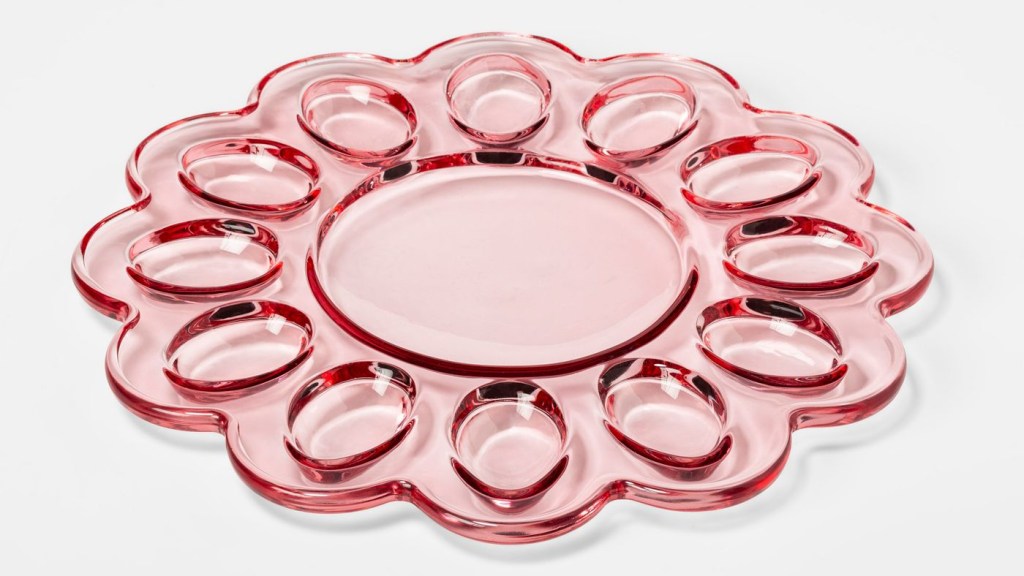 Target pink egg tray