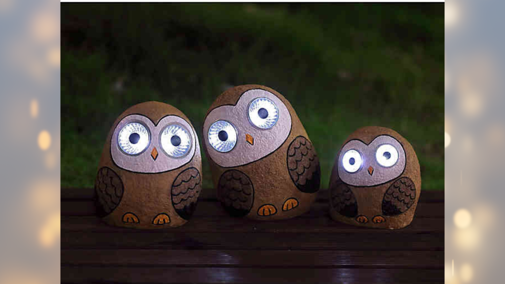solar owl lights
