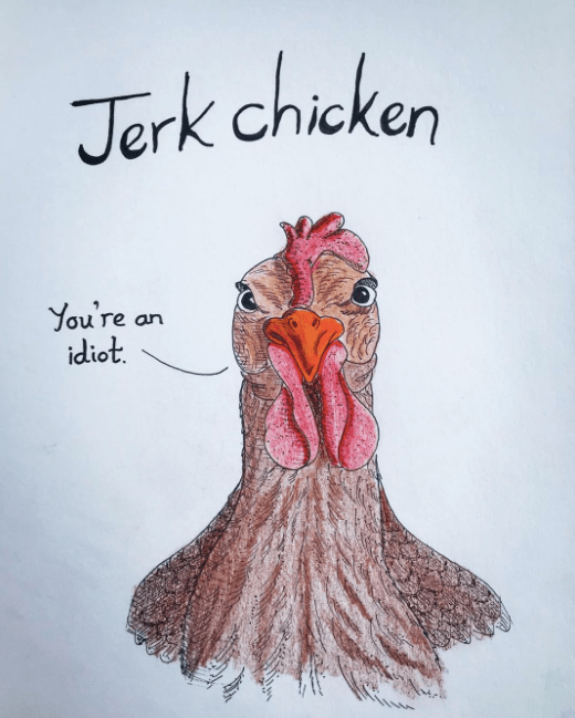 Jerk chicken joke