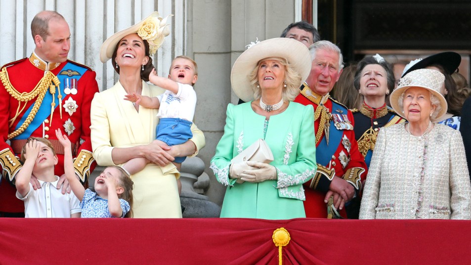 Royal Family at 2019 Trooping of the Colour