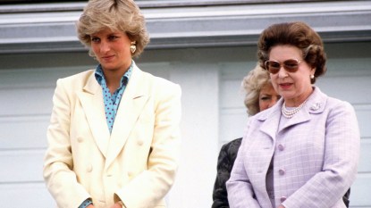 Princess Diana and Queen Elizabeth