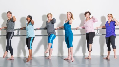 Woman at a dance barre