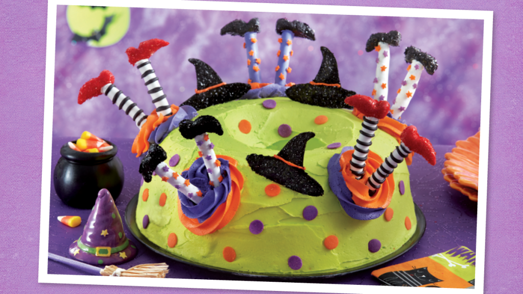 Witch bundt cake for Halloween