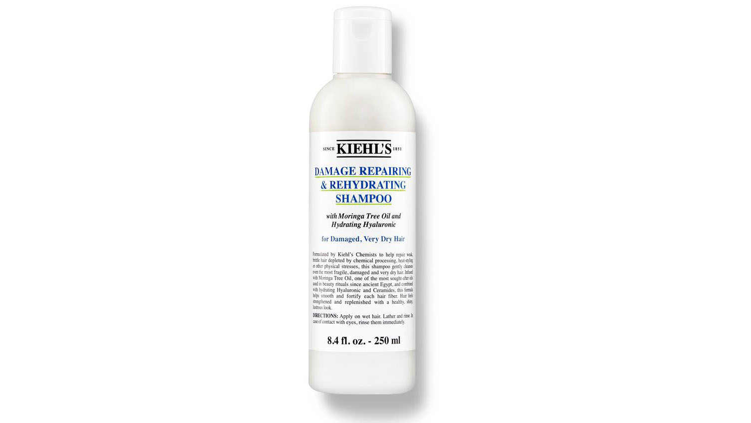kiehls hair damage repairing rehydrating shampoo