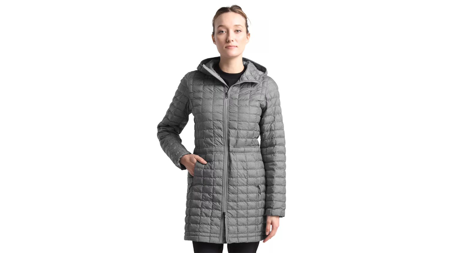 thermoball eco parka in gray
