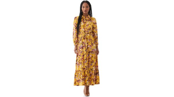 floral shirt dress