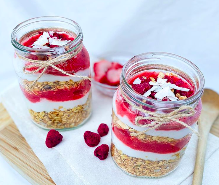 Strawberry muesli