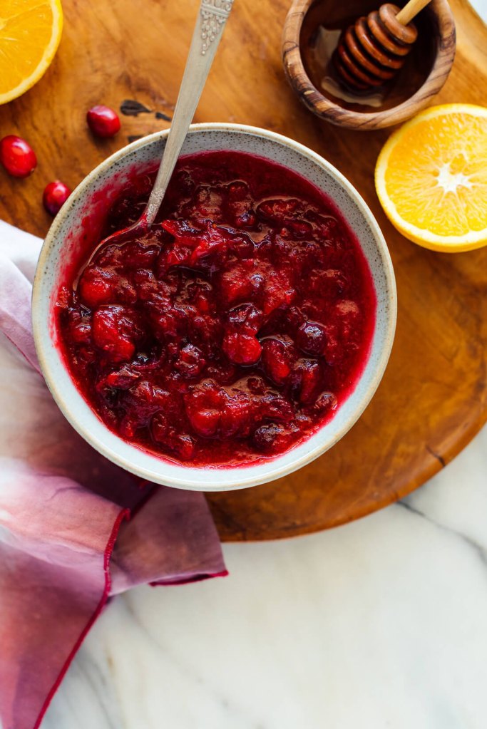Naturally Sweetened Cranberry Sauce