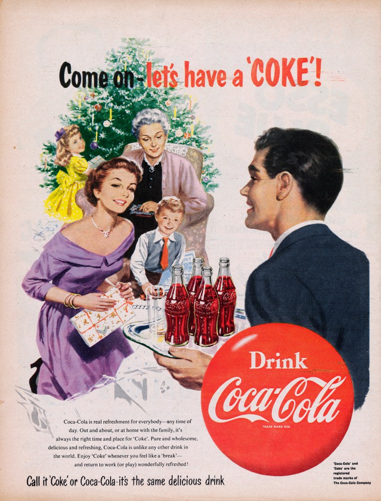 Coca-Cola ad from 1954