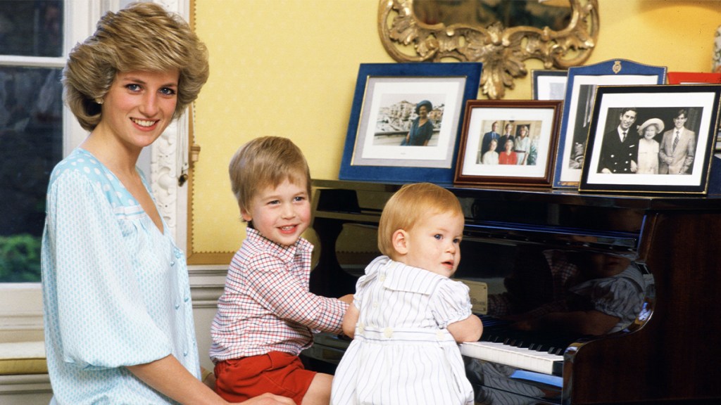 Princess Diana Teaching William and Harry