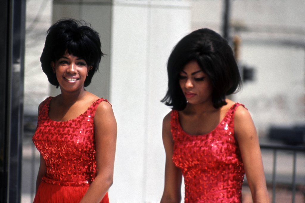 Mary Wilson and Diana Ross