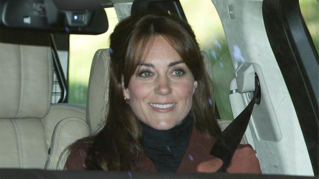 Kate Middleton in car