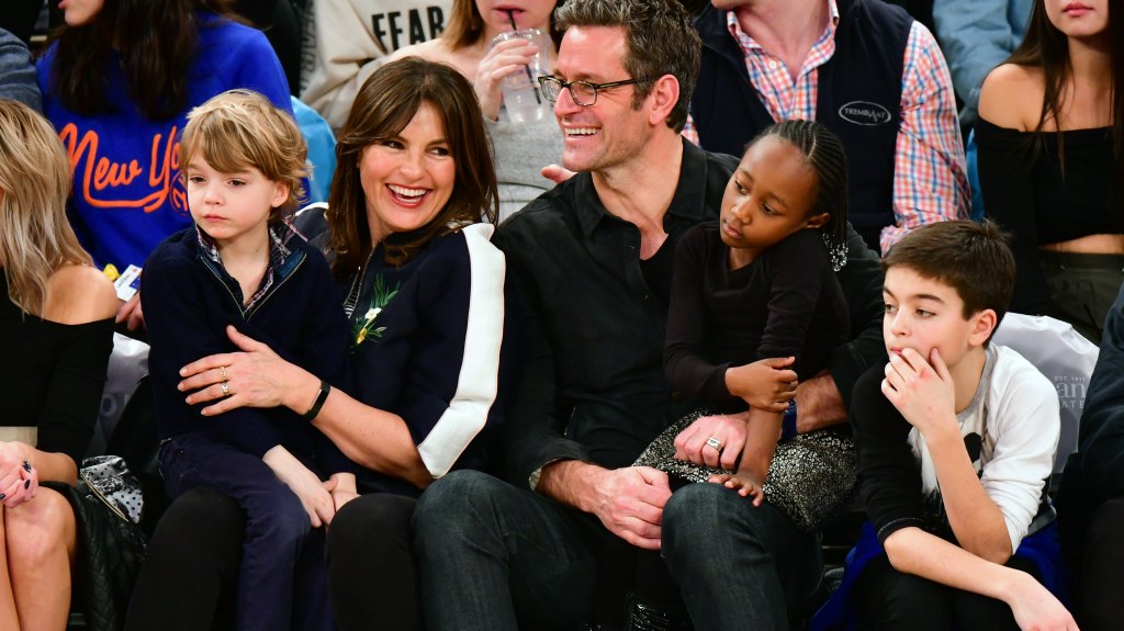 Mariska Hargitay with family