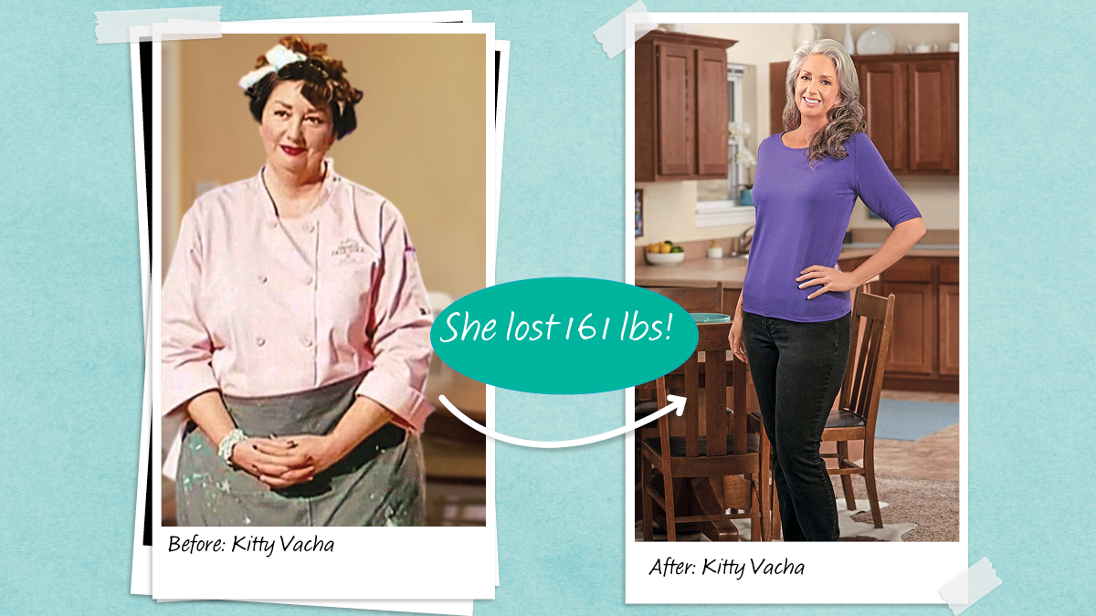 Before and after Kitty Vacha