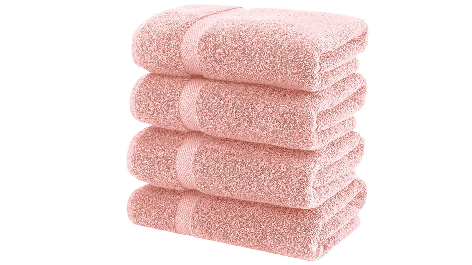 stack of pink towels