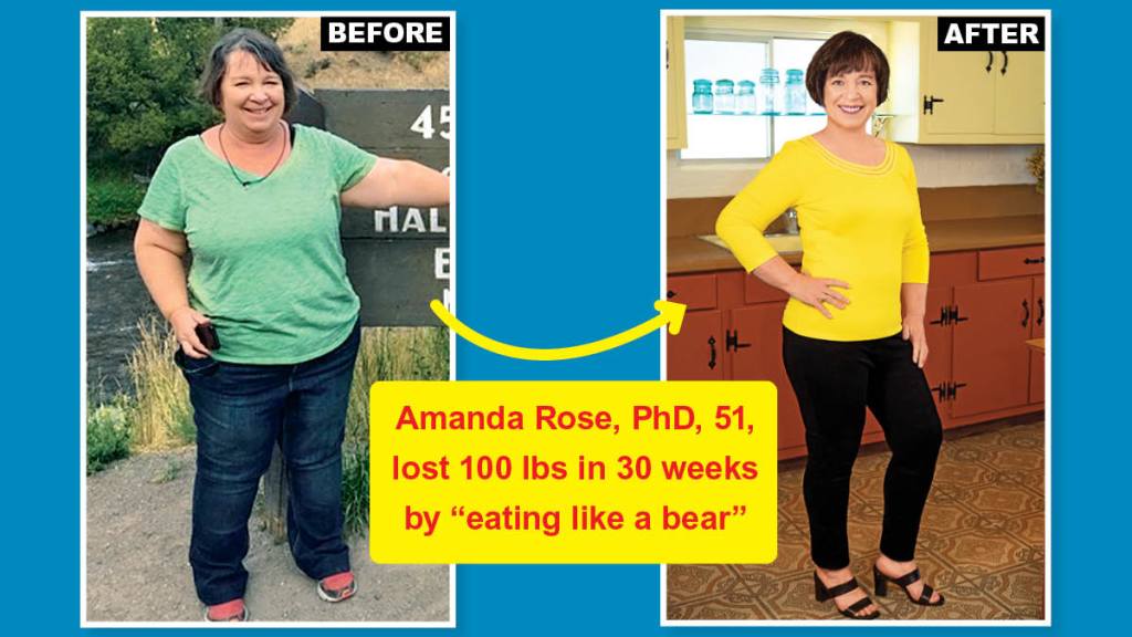 Amanda Rose, PhD, eat like a bear yemek planının kurucusu