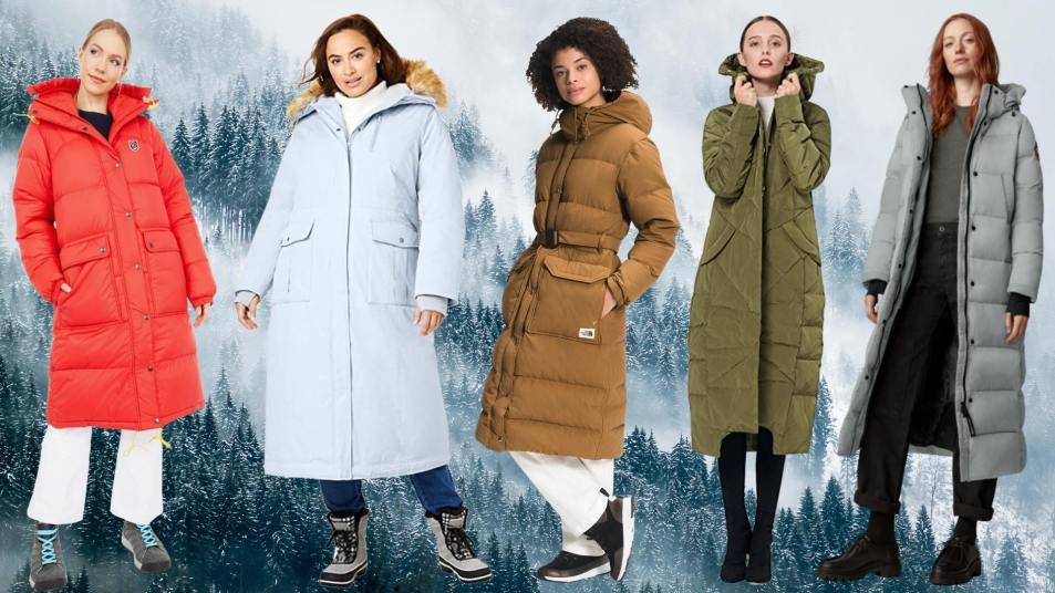 Women's Hooded Parka Trench Jacket Coat Outwear Slim Long Overcoat Winter Warm 
