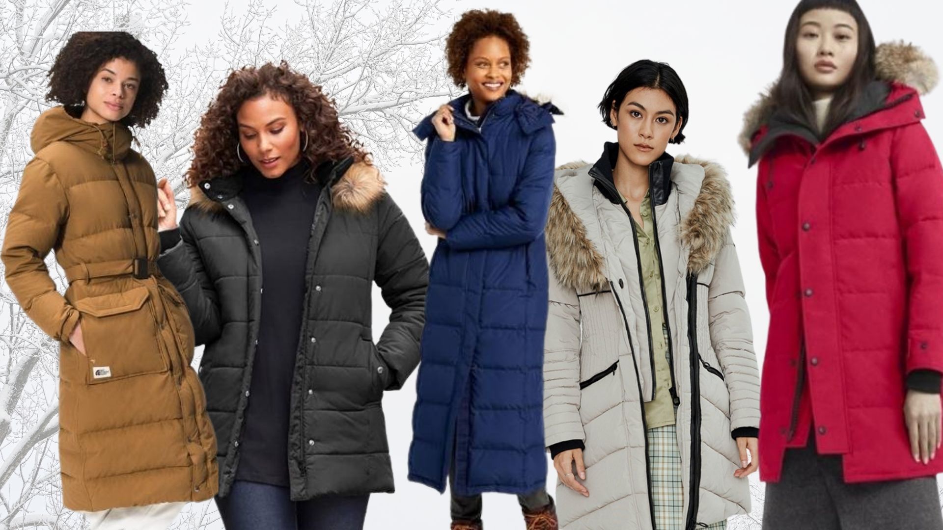 New Women Warm Winter padded Puffer Faux Fur Lined Hood Coats 