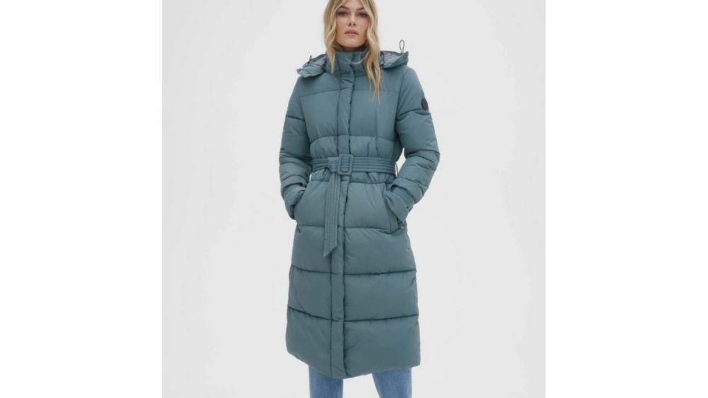 DUOMI Womens Winter Hooded Warm Coats Parkas Down Jackets Zipper Long Overcoat