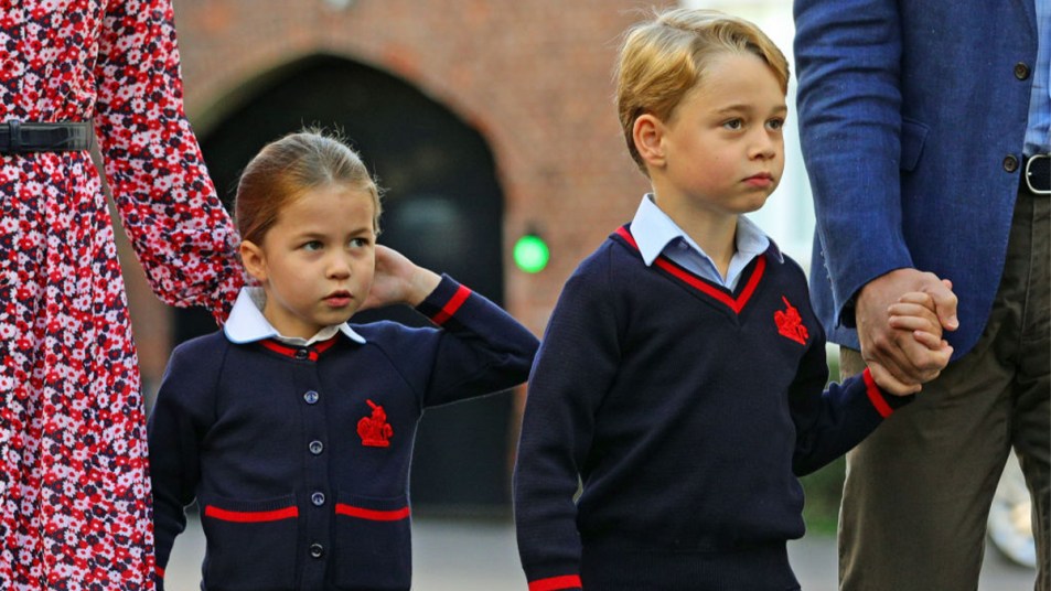 Prince George going to school