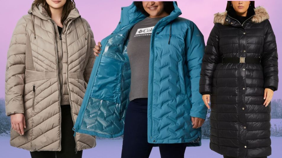best plus size puffer coats for women