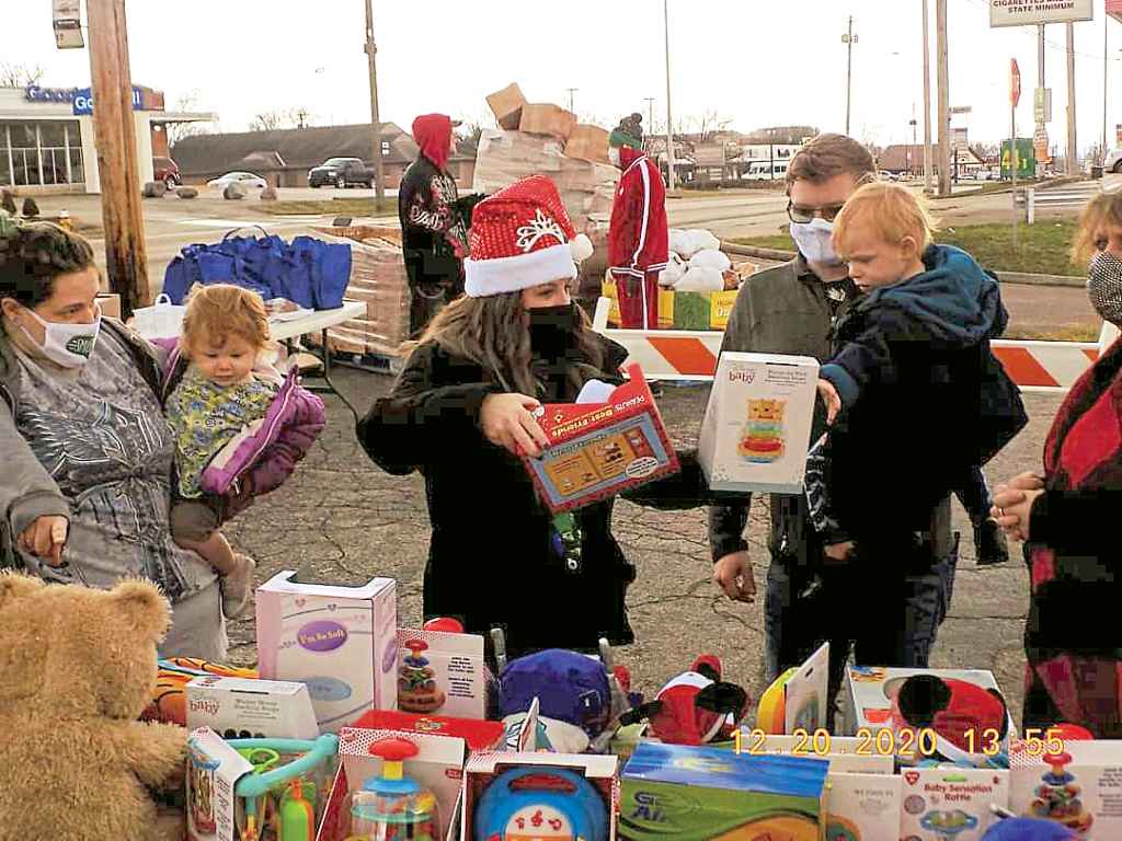 Nichole also hosts toy giveaways at Christmas