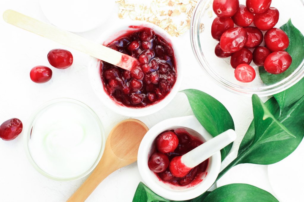 Cranberry beauty treatment